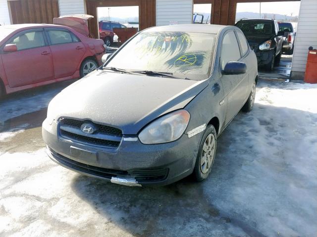 KMHCM3AC8BU207383 - 2011 HYUNDAI ACCENT GL GRAY photo 2