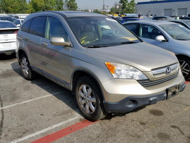 JHLRE38768C012548 - 2008 HONDA CR-V EXL GOLD photo 1