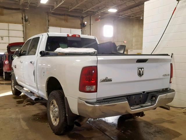 3D7UT2CL1BG504569 - 2011 DODGE RAM 2500 WHITE photo 3