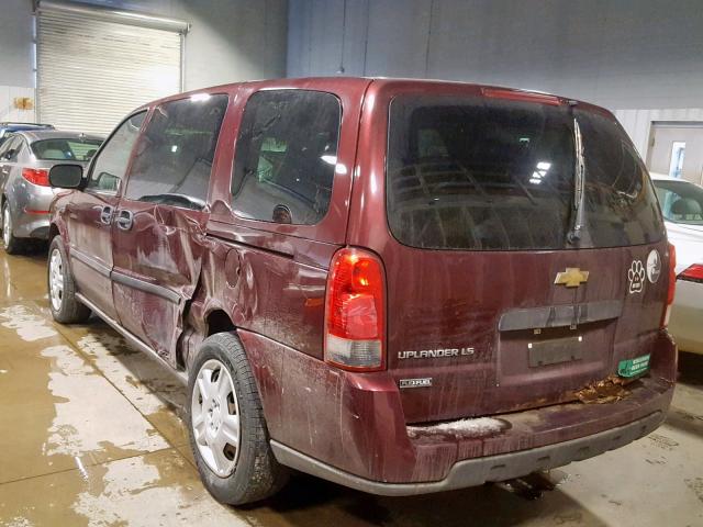 1GNDV23W68D205218 - 2008 CHEVROLET UPLANDER L 栗色 照片 3