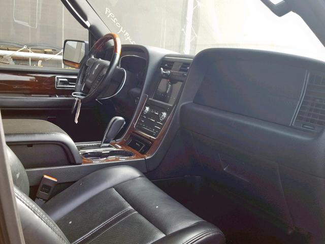5LMJJ2HT4HEL00806 - 2017 LINCOLN NAVIGATOR BLACK photo 5