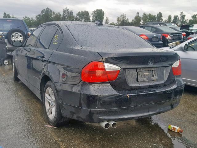 WBAVC53538FZ83408 - 2008 BMW 328 I SULE BLACK photo 3