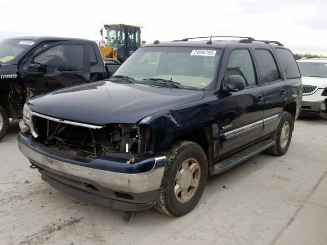 1GKEK13T85J192446 - 2005 GMC YUKON BLUE photo 2