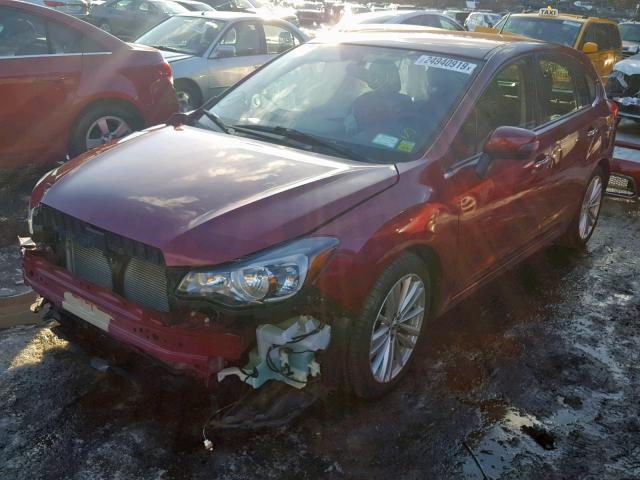 JF1GPAM67F8222260 - 2015 SUBARU IMPREZA LI MAROON photo 2