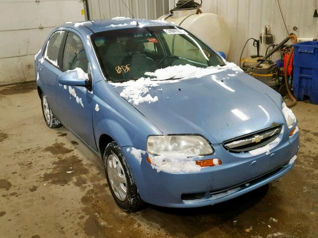 KL1TD52695B471017 - 2005 CHEVROLET AVEO BASE ლურჯი ფოტო 1
