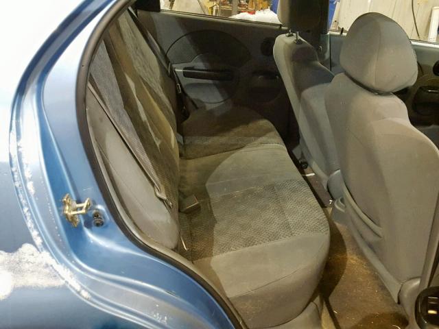 KL1TD52695B471017 - 2005 CHEVROLET AVEO BASE ლურჯი ფოტო 6