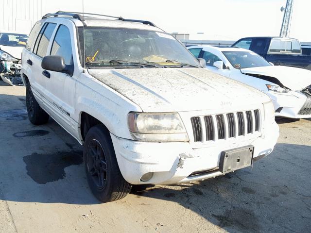 1J4GX48S94C320939 - 2004 JEEP GRAND CHER WHITE photo 1