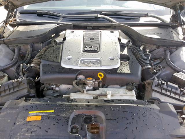 JN1CV6FE7CM202001 - 2012 INFINITI G37 BASE GRAY photo 7