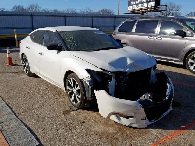 1N4AA6AP7HC409242 - 2017 NISSAN MAXIMA 3.5 WHITE photo 1