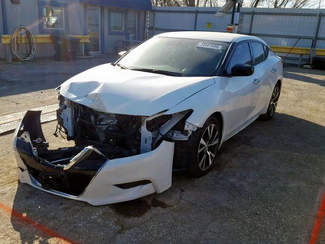 1N4AA6AP7HC409242 - 2017 NISSAN MAXIMA 3.5 WHITE photo 2