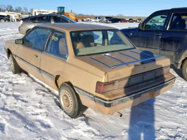 1G2JB2703F7599237 - 1985 PONTIAC SUNBIRD GOLD photo 3