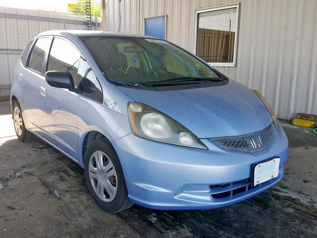 JHMGE8H21AC006246 - 2010 HONDA FIT BLUE photo 1