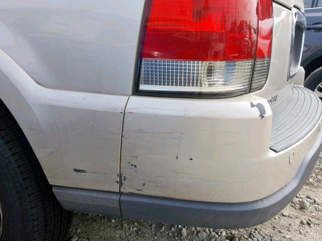 5LMEU88H55ZJ28829 - 2005 LINCOLN AVIATOR 奶油色 照片 9