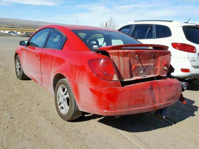 1G8AW12F14Z135994 - 2004 SATURN ION LEVEL RED photo 3