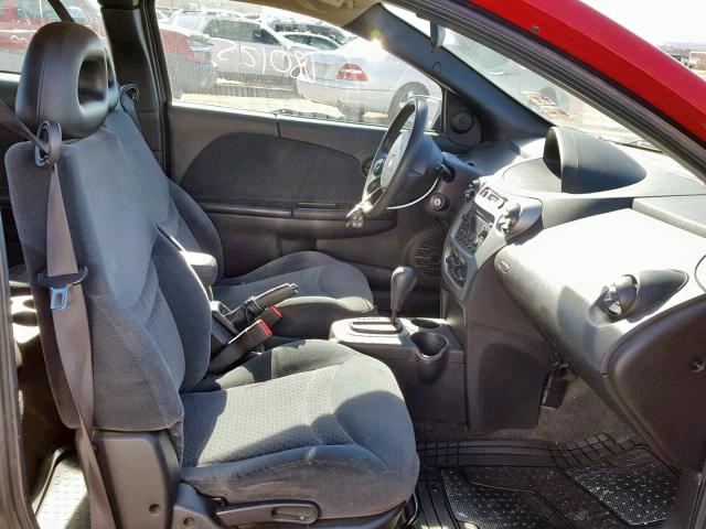 1G8AW12F14Z135994 - 2004 SATURN ION LEVEL RED photo 5