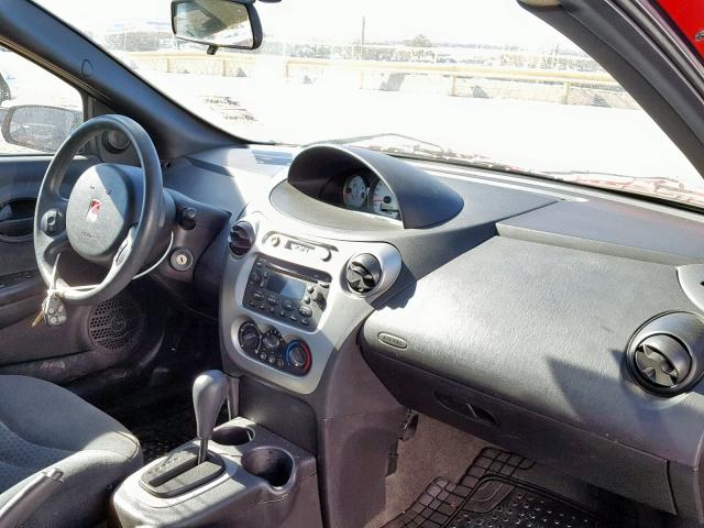 1G8AW12F14Z135994 - 2004 SATURN ION LEVEL RED photo 9