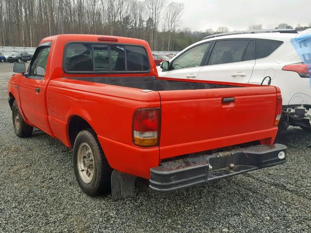 1FTCR10A7RTA25538 - 1994 FORD RANGER RED photo 3