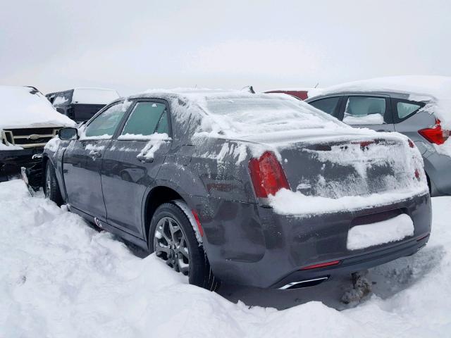 2C3CCAGG0GH321284 - 2016 CHRYSLER 300 S GRAY photo 3