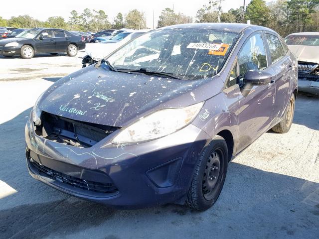 3FADP4AJ3DM155520 - 2013 FORD FIESTA S BLUE photo 2