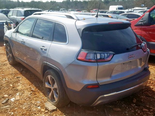 1C4PJLDB3KD183964 - 2019 JEEP CHEROKEE L SILVER photo 3