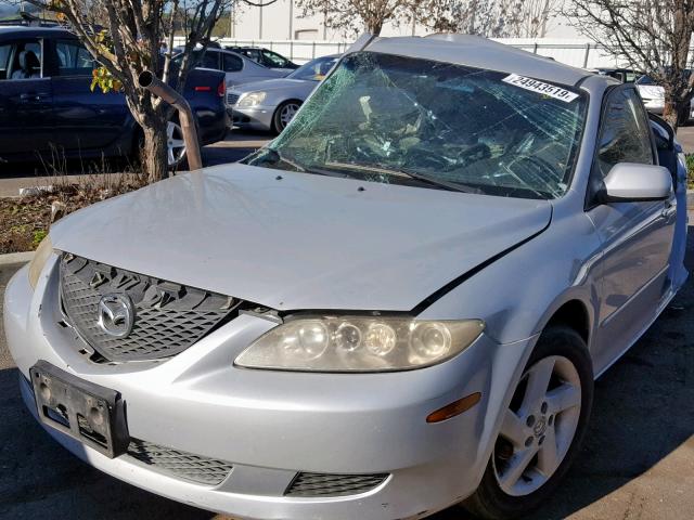 1YVFP80D335M09277 - 2003 MAZDA 6 S SILVER photo 2