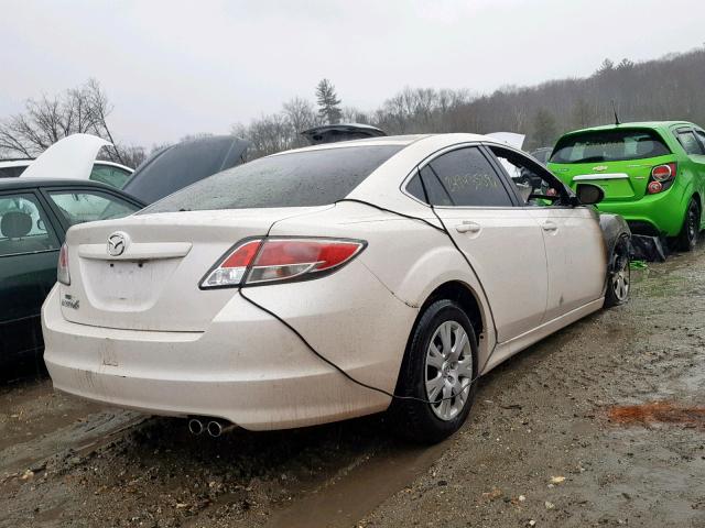 1YVHZ8BH3D5M12331 - 2013 MAZDA 6 SPORT WHITE photo 4