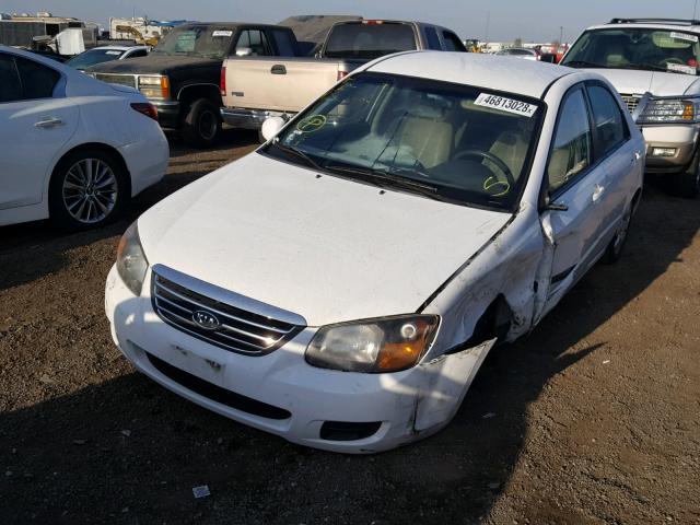 KNAFE221595597317 - 2009 KIA SPECTRA EX WHITE photo 2