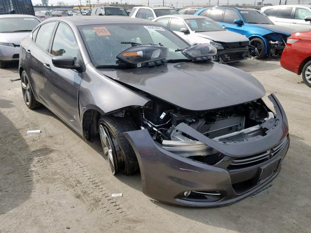 1C3CDFEBXGD538937 - 2016 DODGE DART GT GRAY photo 1