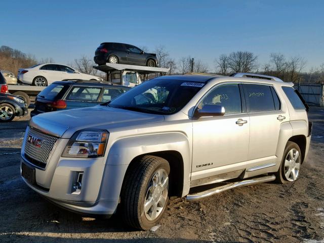 2GKFLZE39E6378507 - 2014 GMC TERRAIN DE SILVER photo 2