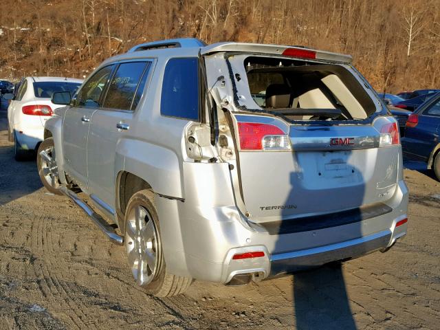 2GKFLZE39E6378507 - 2014 GMC TERRAIN DE SILVER photo 3