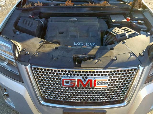 2GKFLZE39E6378507 - 2014 GMC TERRAIN DE SILVER photo 7