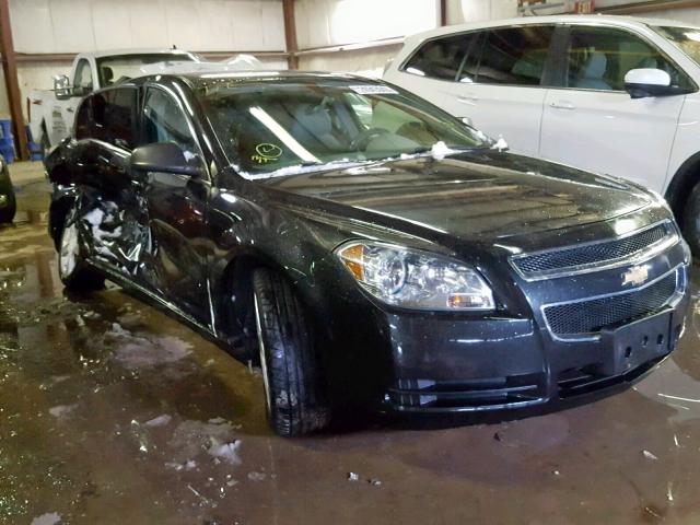 1G1ZB5EB7A4121300 - 2010 CHEVROLET MALIBU LS BLACK photo 1