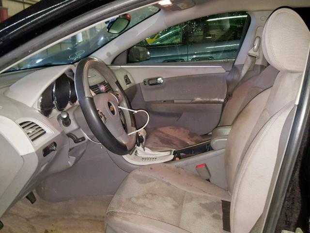 1G1ZB5EB7A4121300 - 2010 CHEVROLET MALIBU LS BLACK photo 5