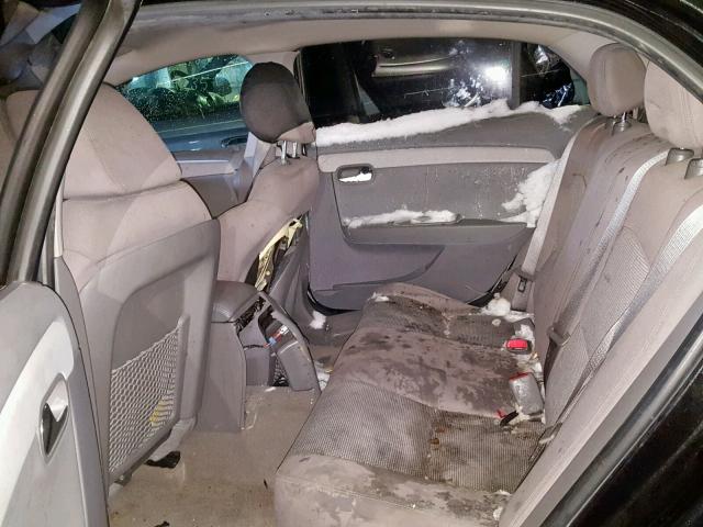 1G1ZB5EB7A4121300 - 2010 CHEVROLET MALIBU LS BLACK photo 6
