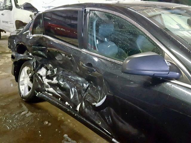1G1ZB5EB7A4121300 - 2010 CHEVROLET MALIBU LS BLACK photo 9