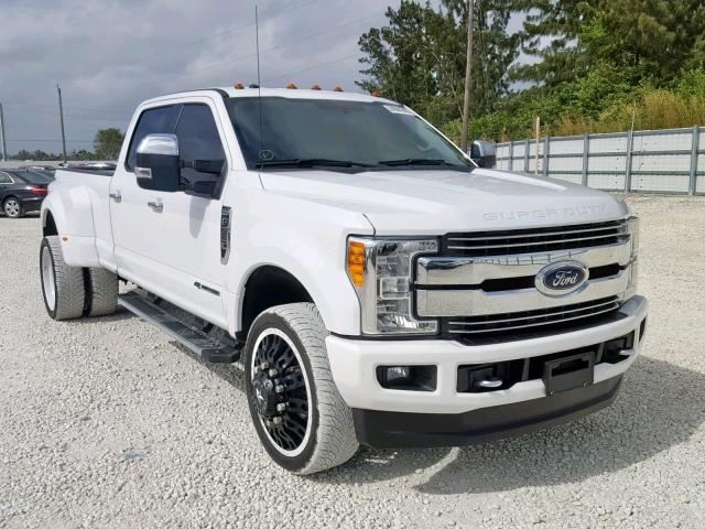 1FT8W3DT8HEB40058 - 2017 FORD F350 SUPER WHITE photo 1