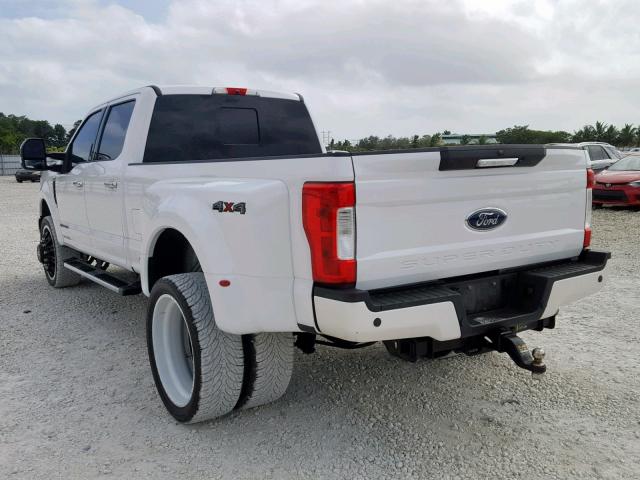 1FT8W3DT8HEB40058 - 2017 FORD F350 SUPER WHITE photo 3