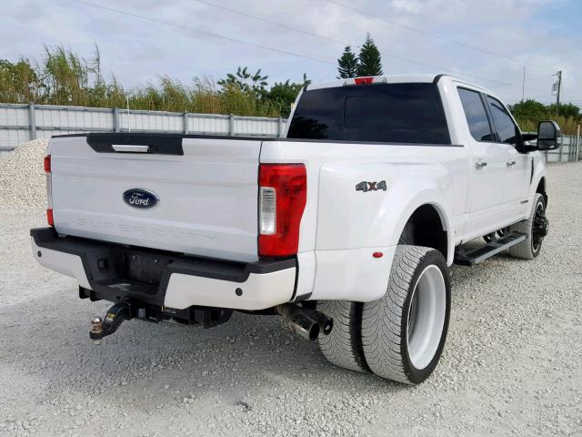 1FT8W3DT8HEB40058 - 2017 FORD F350 SUPER WHITE photo 4