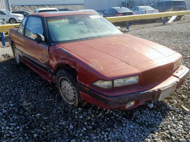 2G4WF14L6N1444476 - 1992 BUICK REGAL GRAN RED photo 1