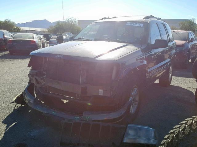 1J4GX48S94C252688 - 2004 JEEP GRAND CHER GRAY photo 2