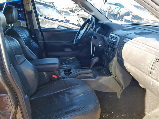 1J4GX48S94C252688 - 2004 JEEP GRAND CHER GRAY photo 5