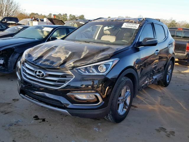 5NMZU3LBXHH026238 - 2017 HYUNDAI SANTA FE S BLACK photo 2