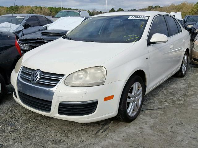 3VWCT81K16M849656 - 2006 VOLKSWAGEN JETTA TDI WHITE photo 2