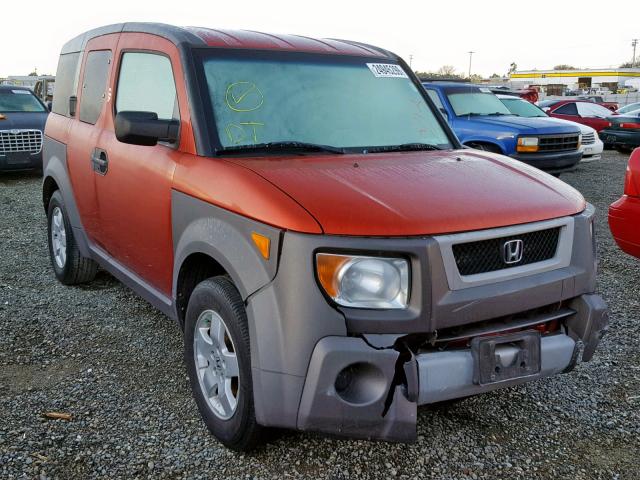 5J6YH28534L022175 - 2004 HONDA ELEMENT EX ORANGE photo 1