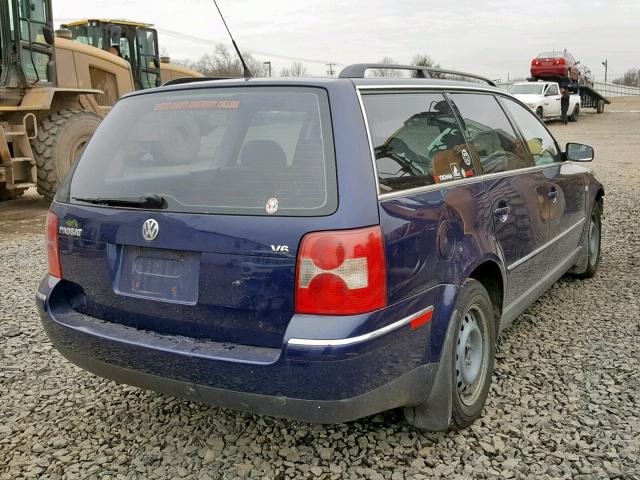 WVWWH63B52E378243 - 2002 VOLKSWAGEN PASSAT GLX 蓝色 照片 4