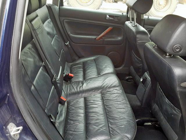 WVWWH63B52E378243 - 2002 VOLKSWAGEN PASSAT GLX 蓝色 照片 6