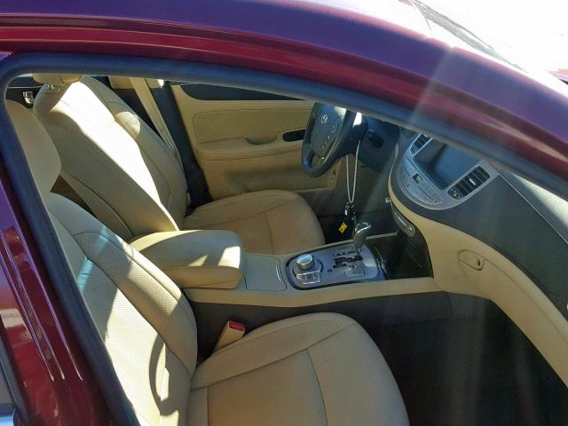 KMHGC4DF6BU124325 - 2011 HYUNDAI GENESIS 4. RED photo 5