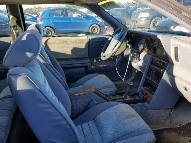 1C3XJ41KXKG217668 - 1989 CHRYSLER LEBARON BLUE photo 5