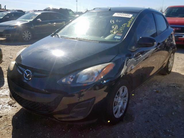JM1DE1HZ8B0129117 - 2011 MAZDA MAZDA2 黑色 照片 2