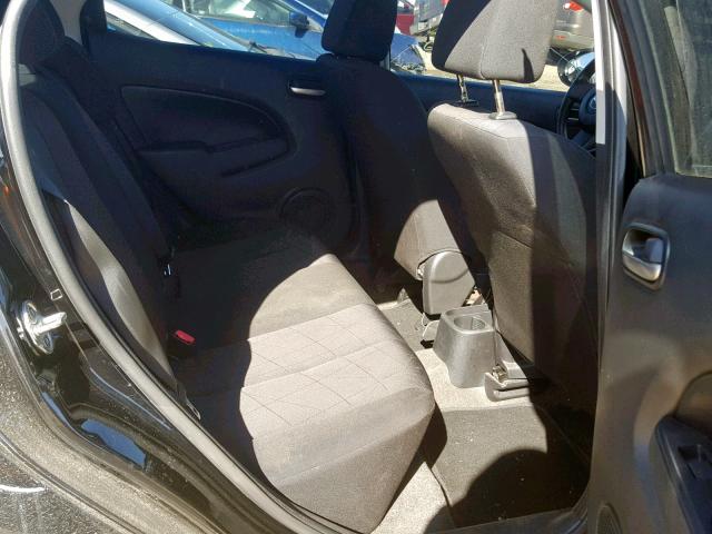 JM1DE1HZ8B0129117 - 2011 MAZDA MAZDA2 黑色 照片 6